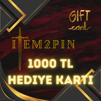 İtem2pin 1000 TL Hediye Kartı