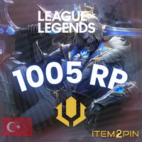 LOL 1.005 RP -  250 TL Riot Cash