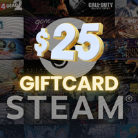 Steam Wallet Card 25 USD  